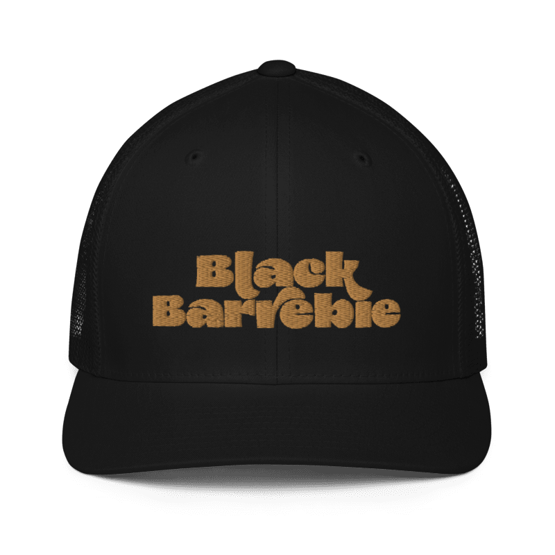 Black Barrebie Trucker Hat