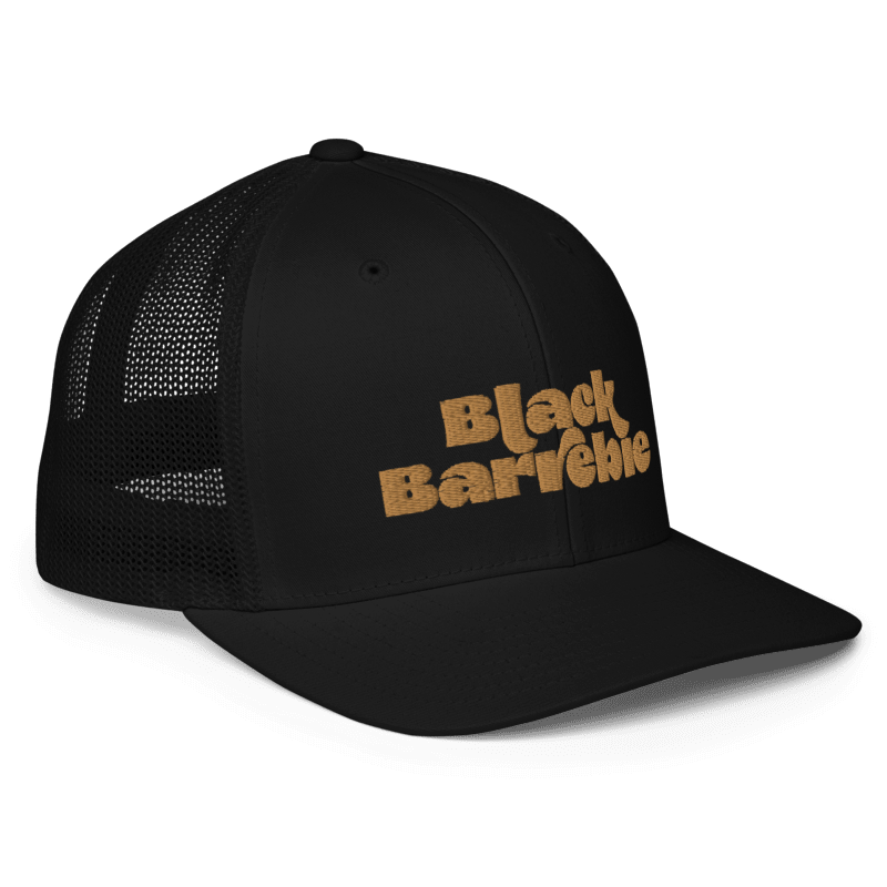 Black Barrebie Trucker Hat