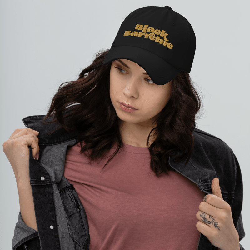 Black Barrebie Baseball Cap