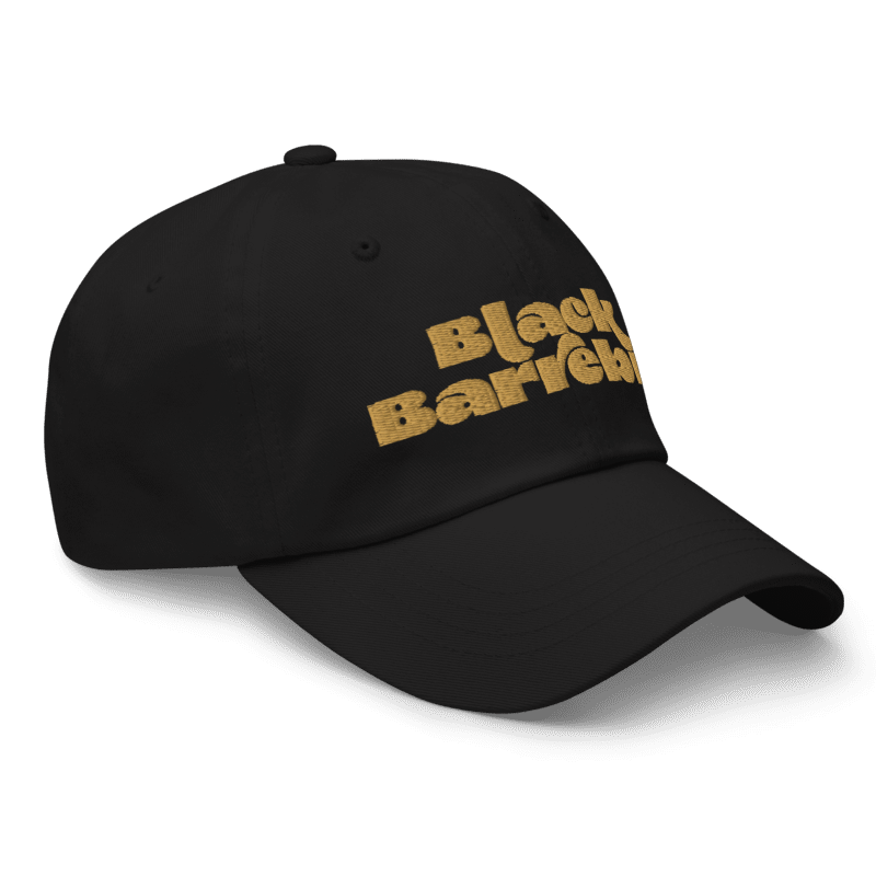 Black Barrebie Baseball Cap